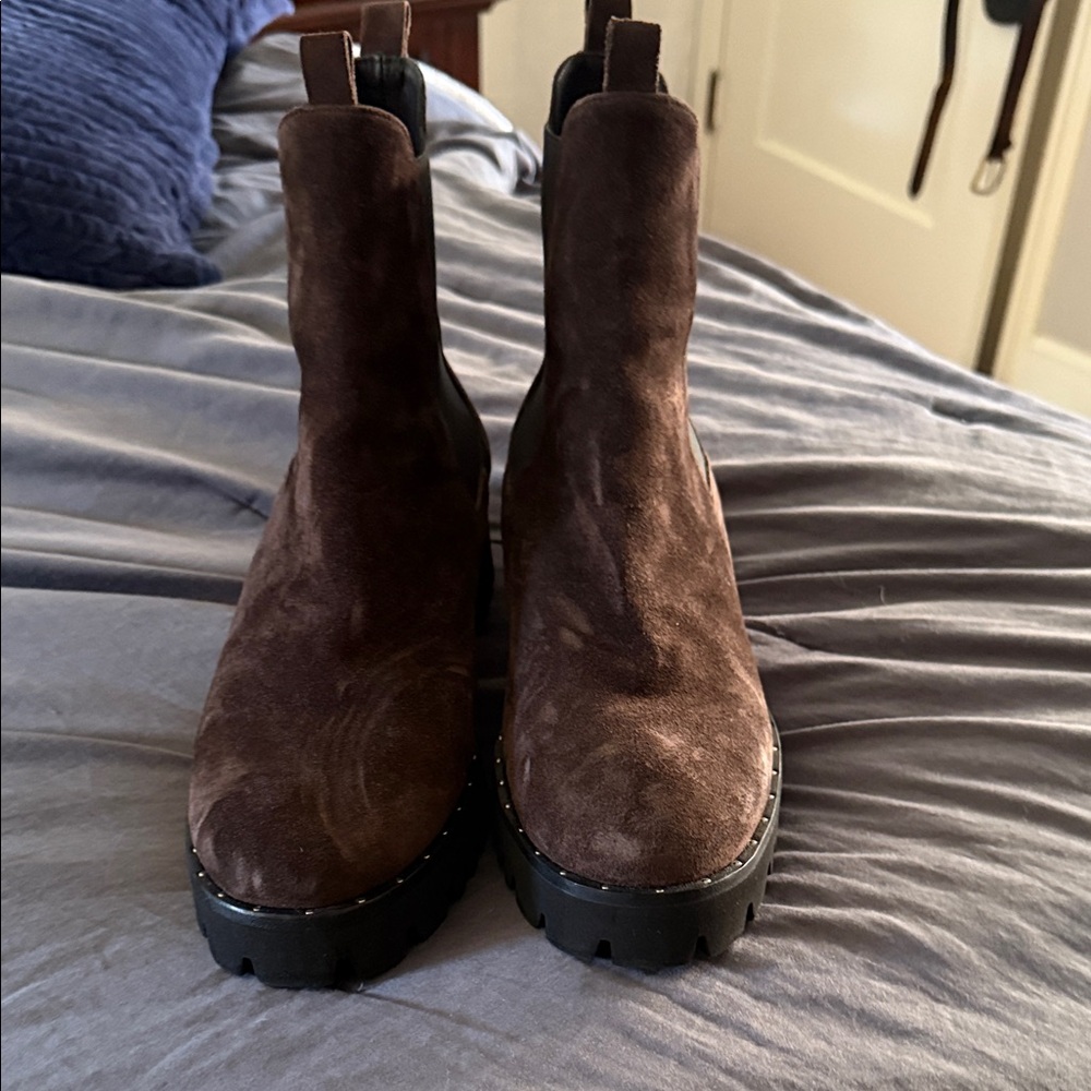 Freda Salvador Brooke boot in Espresso suede